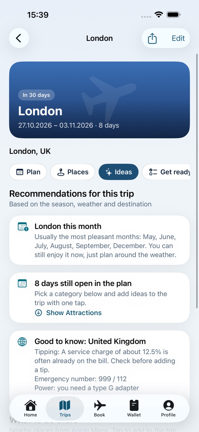 Recommendations for a London trip: season fit, open days and good-to-know facts